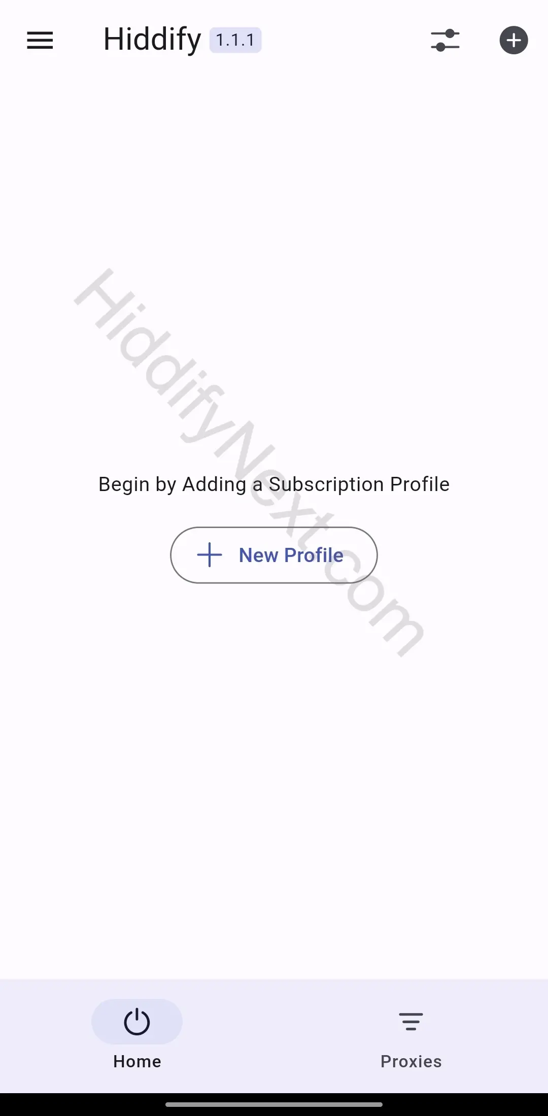 Hiddify Next APP Add Subscription